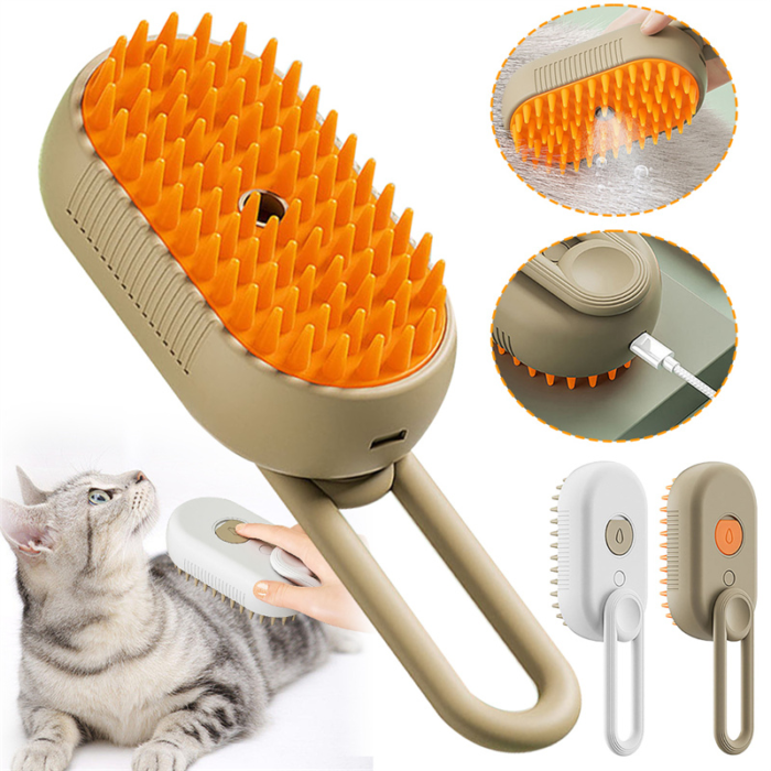 3-in-1 Electric Spray Massage Cat & Dog Grooming Brush - Image 8