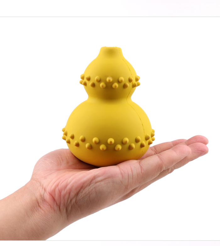 Natural Rubber Dog Chew Toy with Treat Dispenser - Image 4