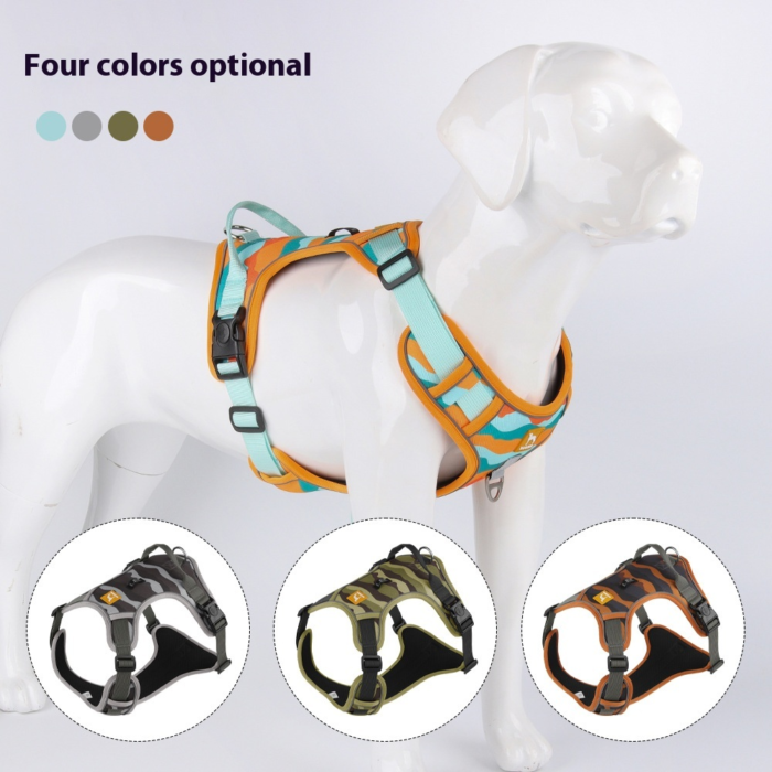 Adjustable Reflective Dog Harness with Handle – Chest & Back Support - Image 10