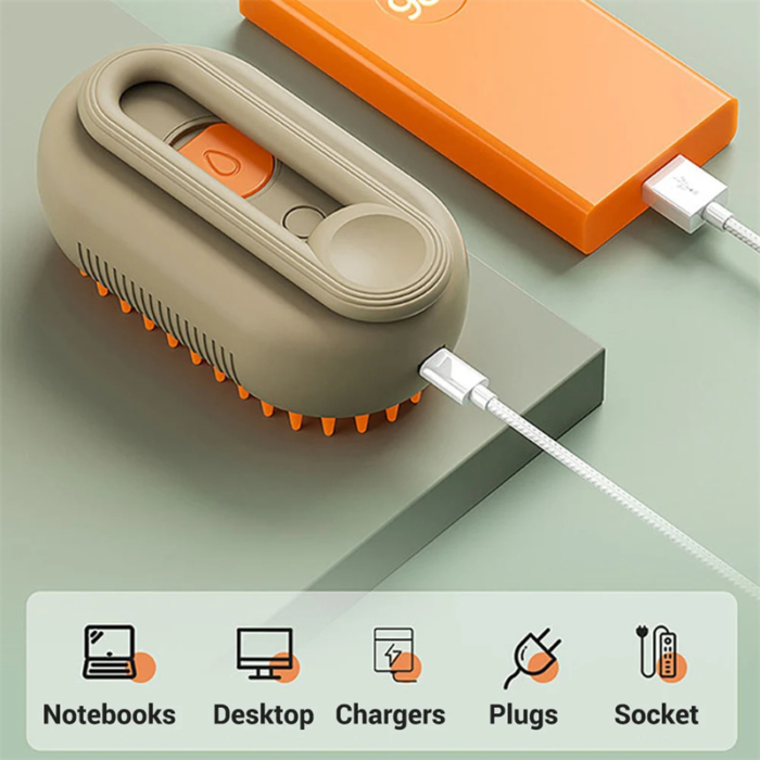 3-in-1 Electric Spray Massage Cat & Dog Grooming Brush - Image 4