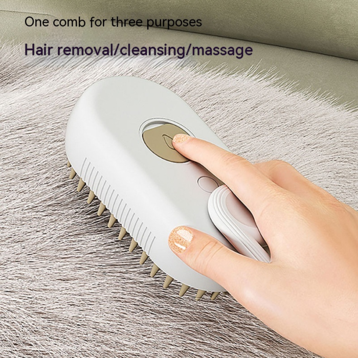3-in-1 Electric Spray Massage Cat & Dog Grooming Brush - Image 12