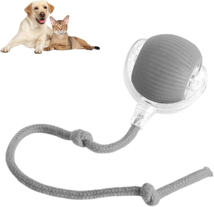 Interactive Rolling Smart Ball – 360° Rechargeable Pet Toy - Image 4