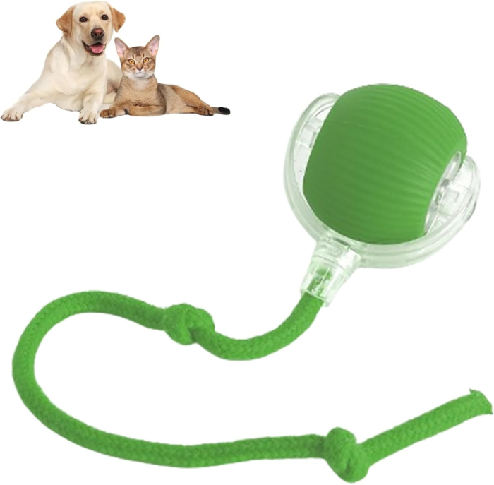 Interactive Rolling Smart Ball – 360° Rechargeable Pet Toy - Image 3