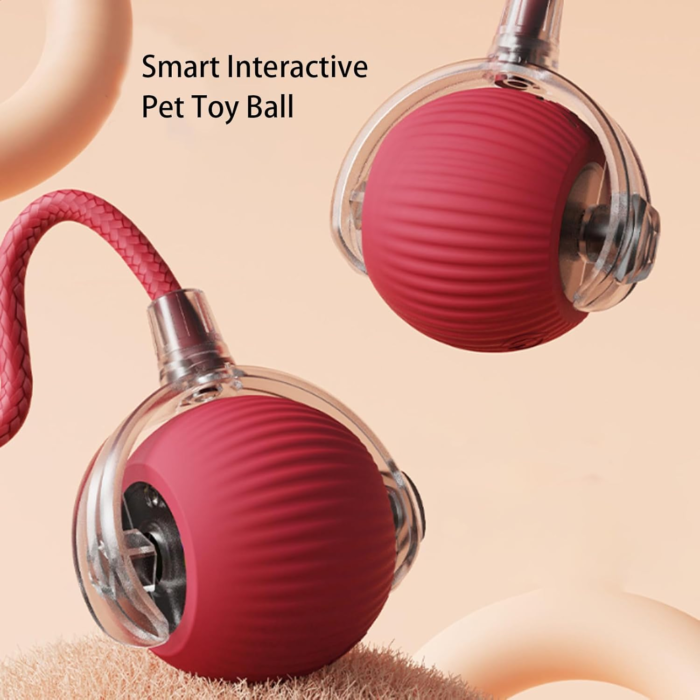 Interactive Rolling Smart Ball – 360° Rechargeable Pet Toy - Image 6