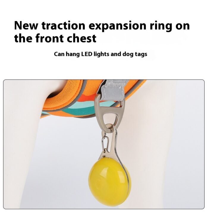 Adjustable Reflective Dog Harness with Handle – Chest & Back Support - Image 13