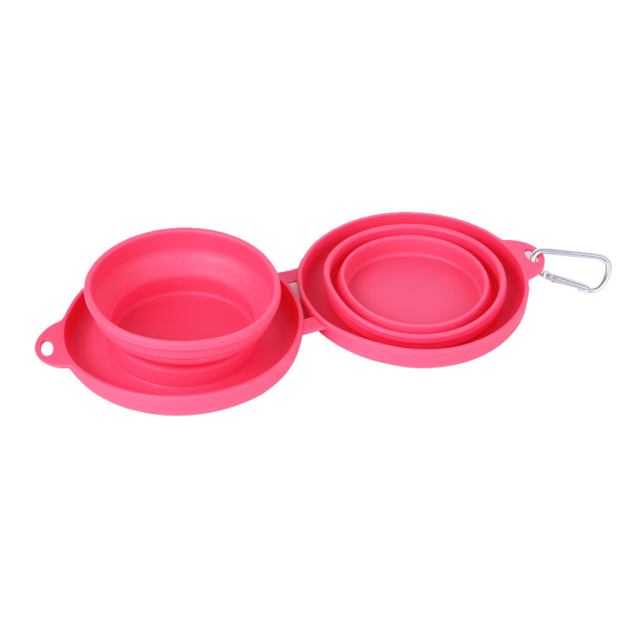 Double Collapsible Dog & Cat Bowls with Non-Slip Silicone Mat - Image 13